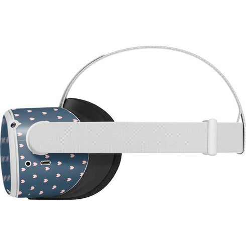 Blue and Pink Hearts Oculus Quest 2 Skin
